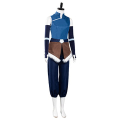 Anime Avatar: The Last Airbender Korra Blue Outfits Cosplay Costume Halloween Carnival Suit