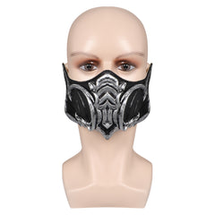 Game Mortal Kombat Sub-Zero Cosplay Latex Masks Helmet Halloween Props 