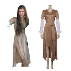 Movioe Return of the Jedi-Leia Cosplay Costume Outfits Halloween Carnival Suit