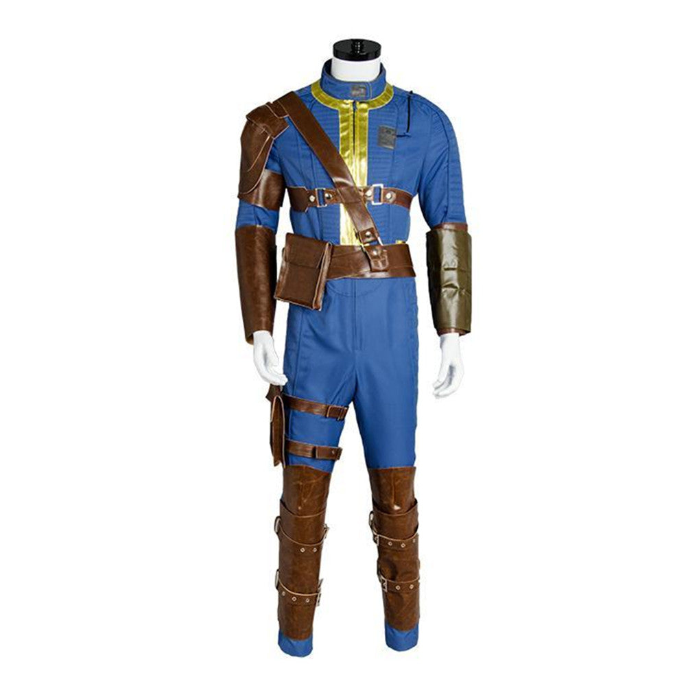 Movie Fallout 4 FO Nate Vault #111 Outfit Jumpsuit Uniform Cosplay Costume Halloween Carnival Suit