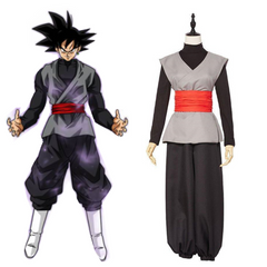 Anime Dragonball Super Son Goku Black Outfit Cosplay Costume Halloween Carnival