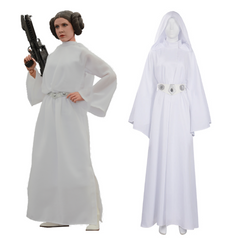 Adult Star Wars: Princess Leia Cosplay Costume Dress Outfits Halloween Carnival Suit