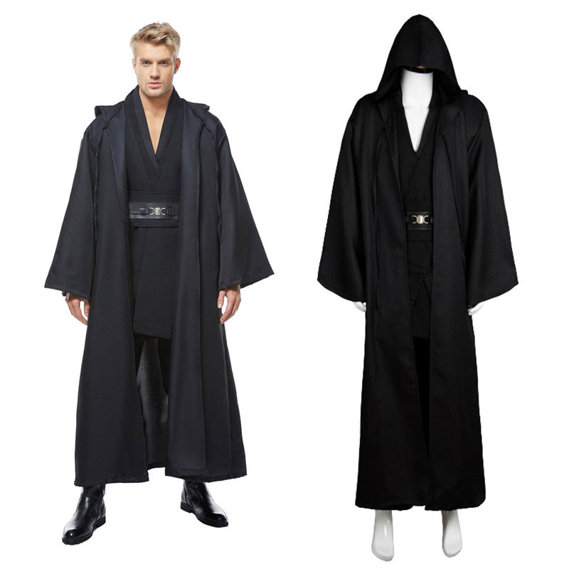 Star Wars Anakin Skywalker Cosplay Costume Outfit Black Version Halloween Carnival Suit