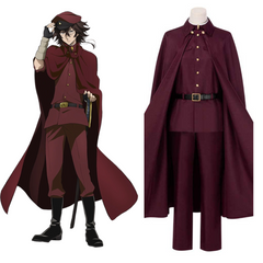 Anime Tetchou Suehiro Red Set Outfits Cosplay Costume Halloween Carnival Suit