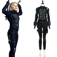 Movie Avengers 3 :Infinity War Black Widow Natasha Romanoff Outfit Cosplay Costume whole set