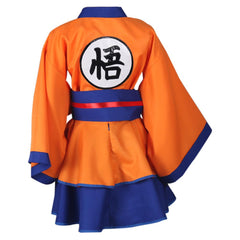 Anime Dragon Ball Z Goku Genderbend Lolita Dress Cosplay Costume Halloween Suit