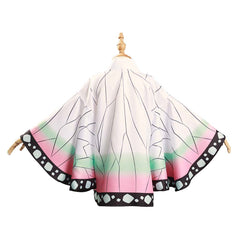 Kids Children Anime Kochou Shinobu Kimono Coat Cosplay Costume Halloween Suit