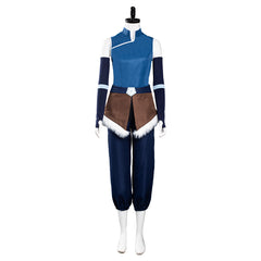 Anime Avatar: The Last Airbender Korra Blue Outfits Cosplay Costume Halloween Carnival Suit