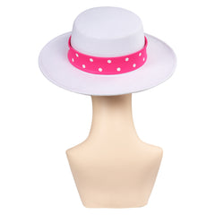 Movie Barbie 2023 Margot Robbie Barbie Cosplay Beach Hat Cap Accessoreis Halloween Carnival Props