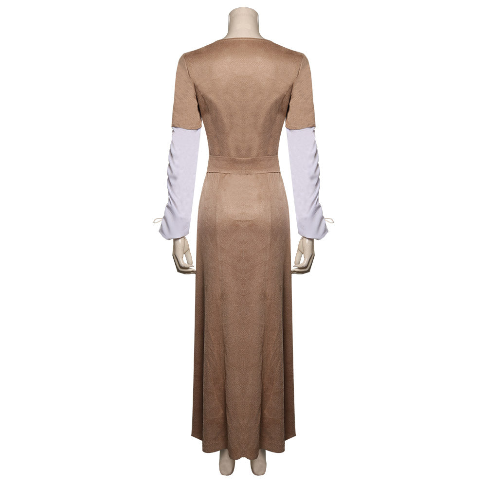 princess leia brown dress Star Wars Princess Leia Slave Girl Cosplay Costume#