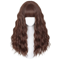 Movie Harry Potter Hermione Granger Brown Wigs Cosplay Accessories Halloween Carnival Props