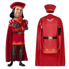 Movie Shrek Lord Farquaad Cosplay Costume Outfits Halloween Carnival Party Disguise Suits