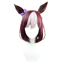 Special Week Cosplay Wig Heat Resistant Synthetic Hair Carnival Halloween Party Props