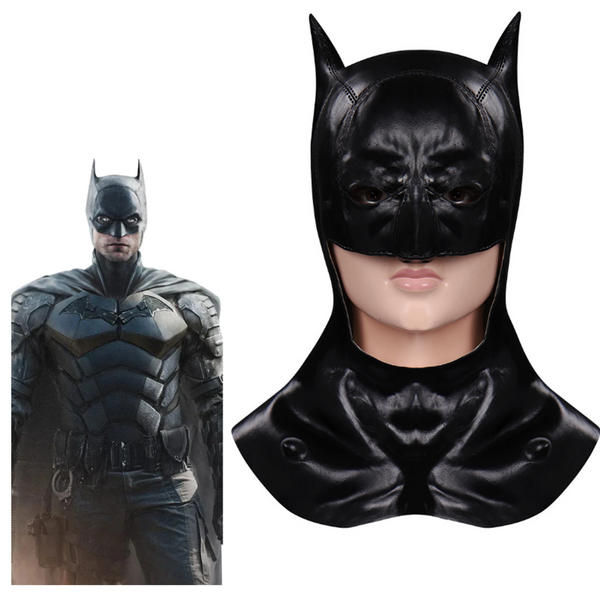 The Batman 2022-Bruce Wayne Latex Mask Cosplay Batman Masks Masquerade