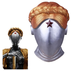 Atomic Heart Female Robot Atomic Cos Heart Dixie Mask Cosplay Latex Masks Helmet Masquerade Halloween Party Costume Props