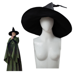 Harry Potter Minerva McGonagall Cosplay Hat Halloween Carnival Suit
