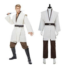 Movie Star Wars Jedi Knight Cosplay Costume Halloween Carnival Suit