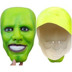 The Mask Jim Carrey Mask Latex Cospaly Mask Helmet Halloween Costume Props