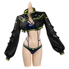 Cyberpunk: Edgerunners Rebecca Cosplay Costume Bunny Girl Jumpsuit Outfits Halloween Carnival Suit-Coshduk