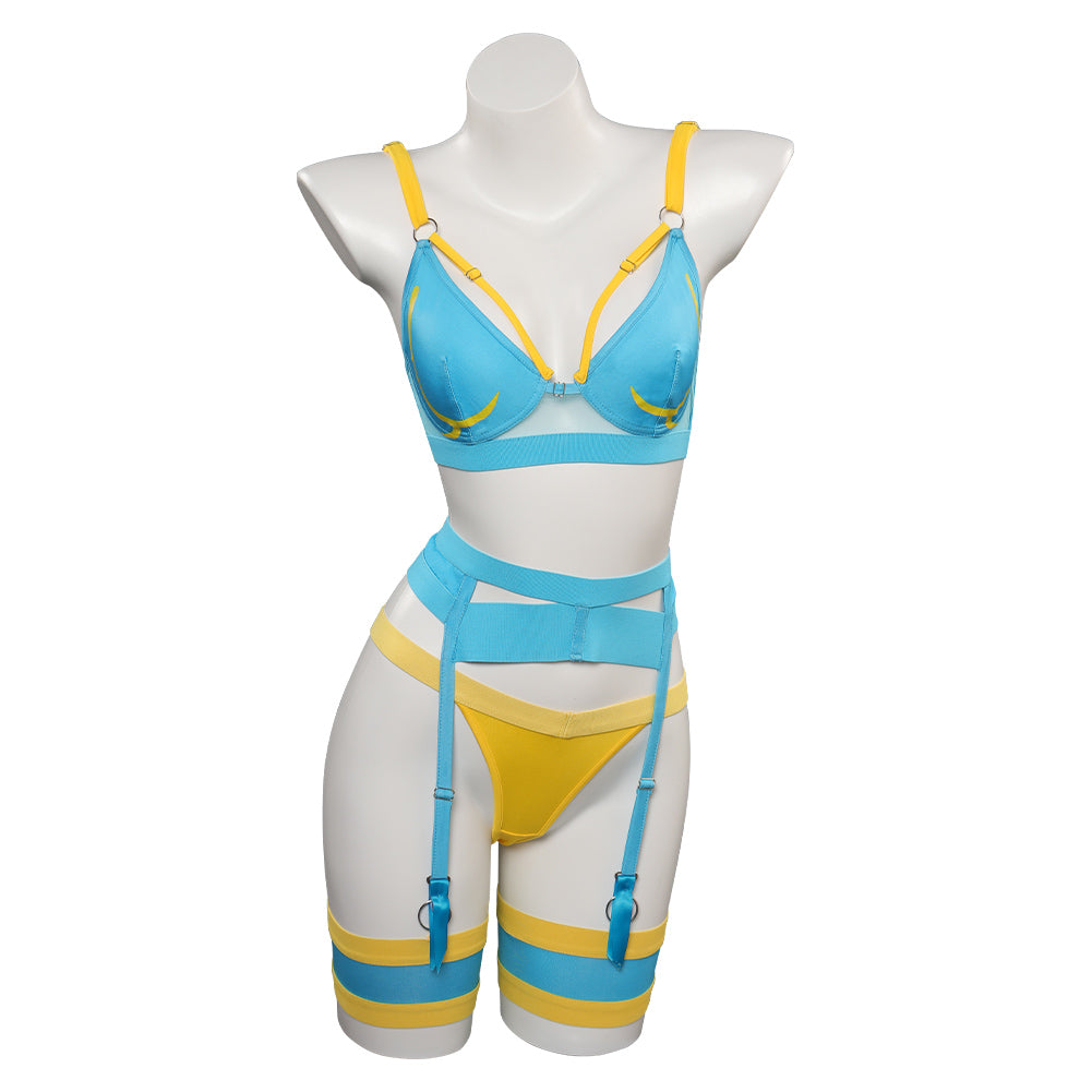 Game Street Fighter Chun-Li Sexy Lace Lingerie Outfits Cosplay Costume Halloween Carnival Suit