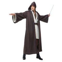 Movie Star Wars Brown Cloak Version Outfits Cosplay Costume Halloween Carnival Suit