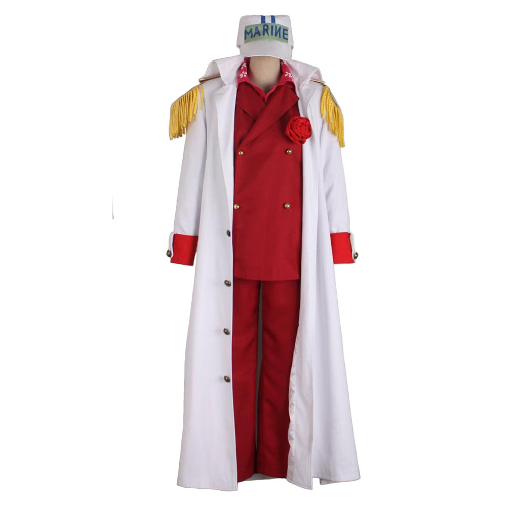 One Piece Sakazuki Cosplay Costume Outfits Halloween Carnival Party Disguise Suit