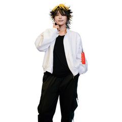 Valhalla Uniform Coat Kazutora Hanemiya  Cosplay Costumes White Jacket Halloween Carnival Suit