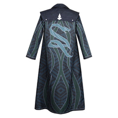 Hogwarts Legacy Slytherin Cosplay Costume Blue Robe Outfits Halloween Carnival Suit