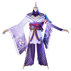 Game Genshin Impact Baal Raiden Shogun Cosplay Costume Outfits Halloween Carnival Suit