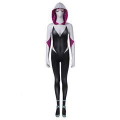 Movie Spider-Man: Into the Spider-Verse -Gwen Stacy Cosplay Costume Jumpsuit Outfits Halloween Carnival Suit
