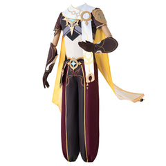Game Genshin Impact Traveler Aether Cosplay Costume Outfits Halloween Carnival Suit