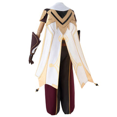 Game Genshin Impact Traveler Aether Cosplay Costume Outfits Halloween Carnival Suit
