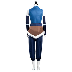 Anime Avatar: The Last Airbender Korra Blue Outfits Cosplay Costume Halloween Carnival Suit