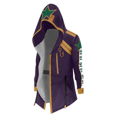 Jotaro Cosplay Hoodie Jacket Coat Long Drawstring Sweatshirt