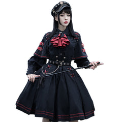 JK Army Uniform Style Costume Lolita Dress Cosplay Japanese Outfits Halloween Carnival Suit