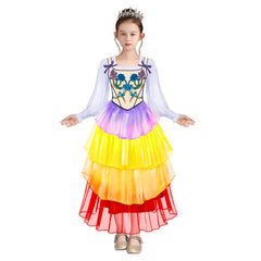 Kids Children Movie Hunger Game Katniss Everdeen Cosplay Costume Outfits Halloween Carnival Suit