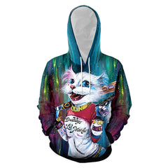 Harleen Quinzel Cat Series Xmas Cosplay Hoodie 3D Printed Hooded Sweatshirt Men Women Casual Streetwear Pullover