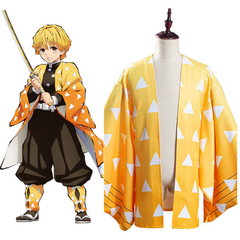 Kimono Coat Agatsuma Zenitsu Cosplay Costume