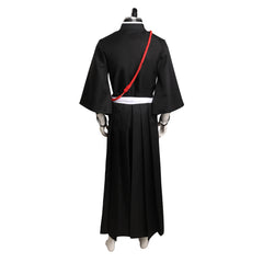 Ichigo Black Kimono Cosplay Costume Outfits Halloween Carnival Suit