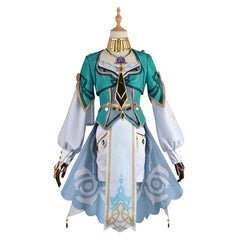 Genshin Impact Lisa Cosplay Costume Dress Outfit Halloween Carnival Party Suit
