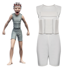 TV Stranger Things Season 4 (2022) Eleven Cosplay Costume Jumpsuit Outfits Halloween Carnival Suit