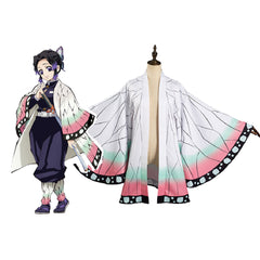 Anime Kimetsu No Yaiba Kochou Shinobu Kimono Coat Cosplay Costume