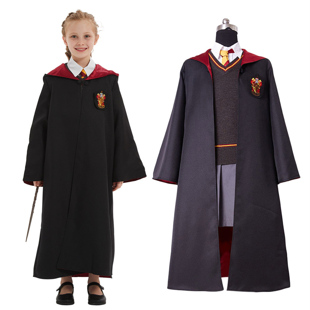 Harry Potter Hermione Granger Dress Costume Hogwarts Gryffindor Uniform For Kids Children Halloween Carnival Suit