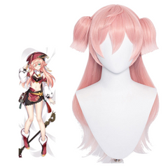 Genshin Impact Yanfei Cosplay Wig Heat Resistant Synthetic Hair Carnival Halloween Party Props