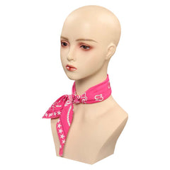 Movie Barbie 2023 Margot Robbie Barbie Scarf  Neckwear Cosplay ​Accessories Halloween Carnival Props