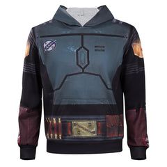 TV The Book of Boba Fett Cosplay Costume Hoodie Pullover Halloween Carnival Suit-Coshduk