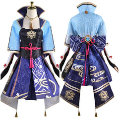 Game Genshin Impact Kamisato Ayaka Cosplay Costume Outfits Halloween Carnival Suit