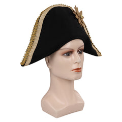 Peter Pan & Wendy Captain Hook Cosplay Pirate Hat Cap Halloween Carnival Party Disguise Accessories Prop