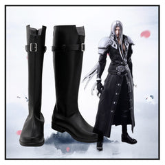 Game Final Fantasy VII Remake Sephiroth Cosplay Shoes Boots Halloween  Accessory Props