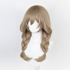 Genshin Impact Lisa Cosplay Wig Heat Resistant Synthetic Hair Carnival Halloween Party Props